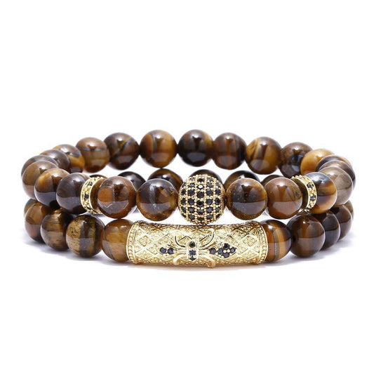 Tiger-Eye Natural Stone Bracelet