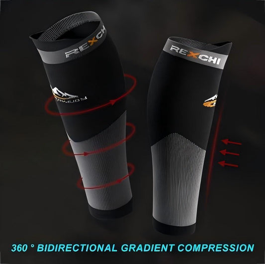 1 Pair REXCHI Calf Compression Sleeves - Leg Support Socks for Running & Pain Relief - BPRunning