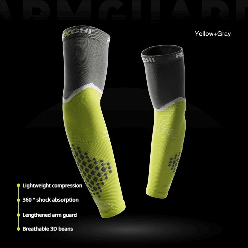 1 Pair REXCHI Premium Compression Arm Sleeves - Ultimate Protection for Outdoor Adventures - BPRunning