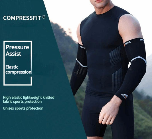 1 Pair REXCHI Premium Compression Arm Sleeves - Ultimate Protection for Outdoor Adventures - BPRunning