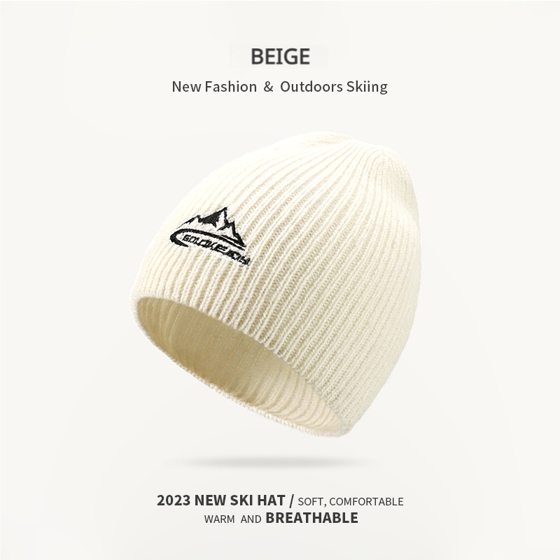 Cozy Knit Beanie Hat for Men and Women - Stylish & Warm with Visor - BPRunning