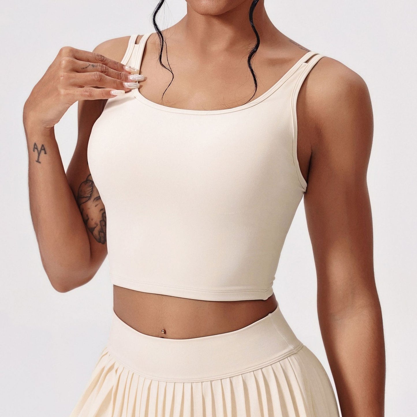Cloud Sense Sports Back Shaping Double-shoulder Strap Outer Wear Sling