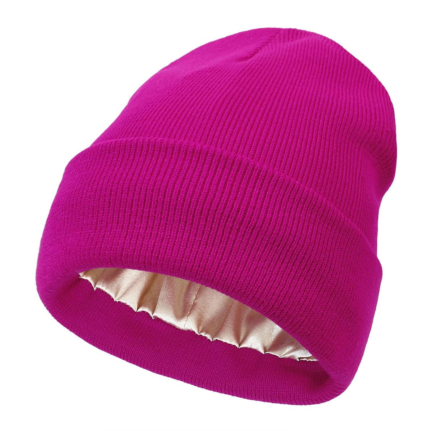 Cozy Chic Winter Beanie—Satin Lined for Ultimate Comfort - BPRunning