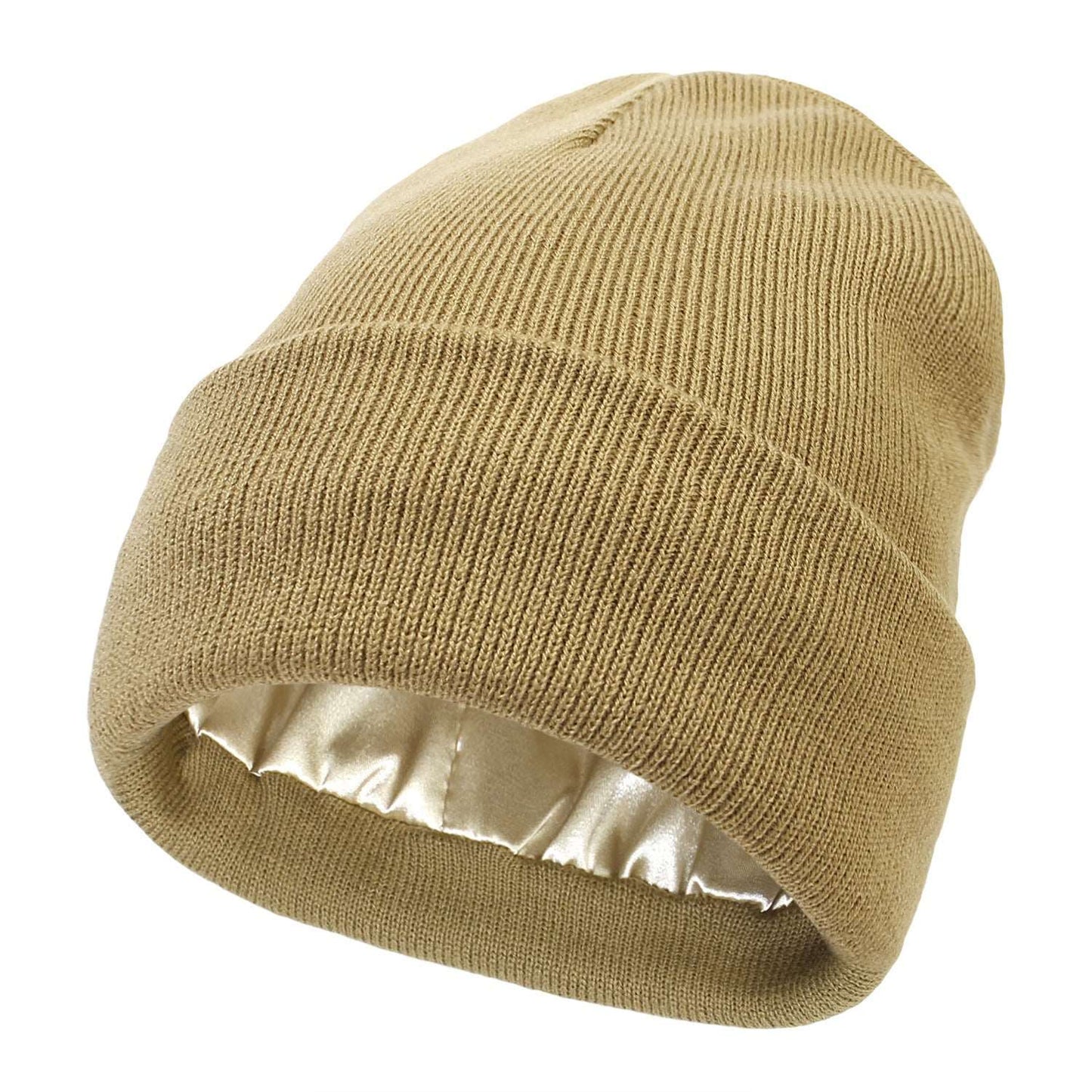 Cozy Chic Winter Beanie—Satin Lined for Ultimate Comfort - BPRunning