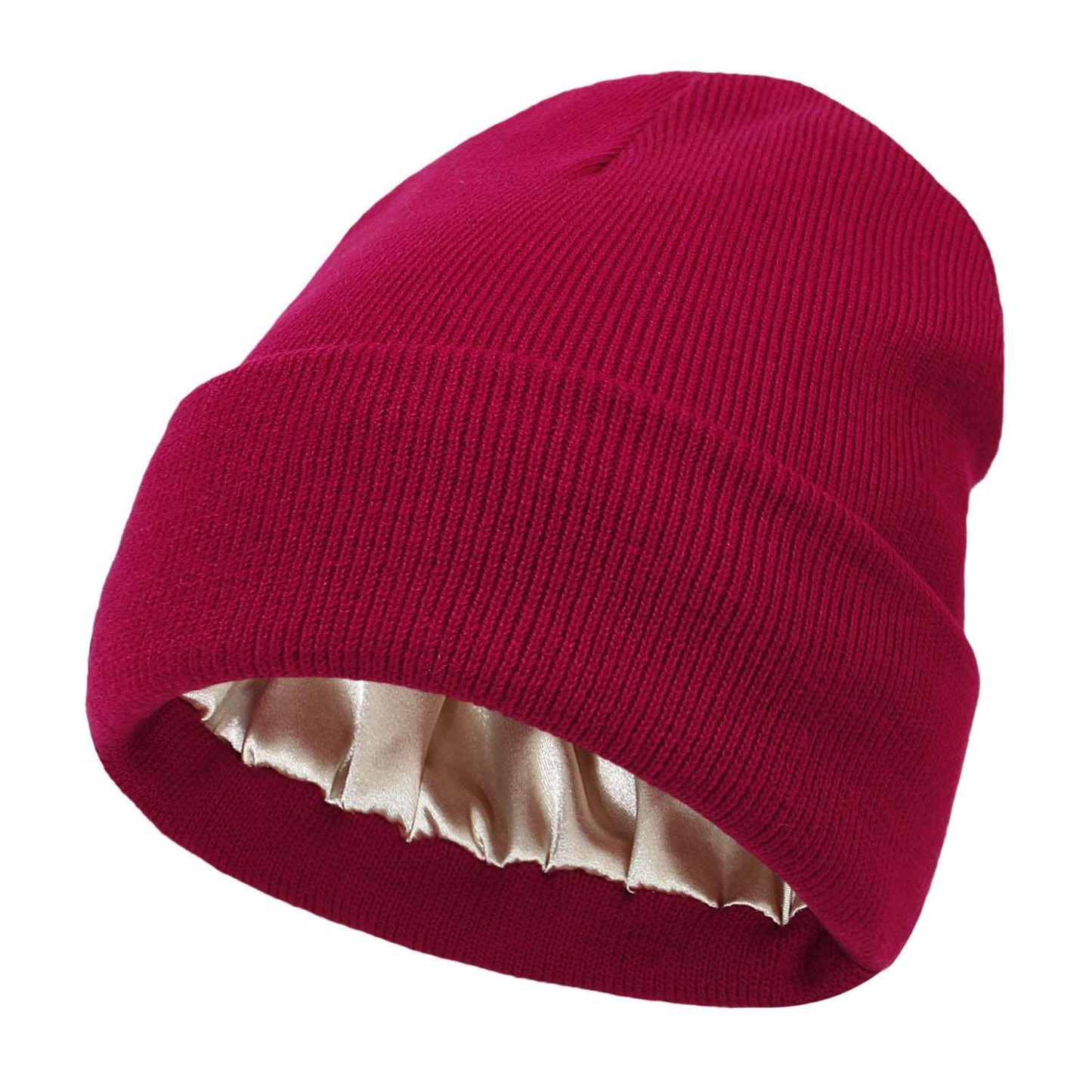 Cozy Chic Winter Beanie—Satin Lined for Ultimate Comfort - BPRunning