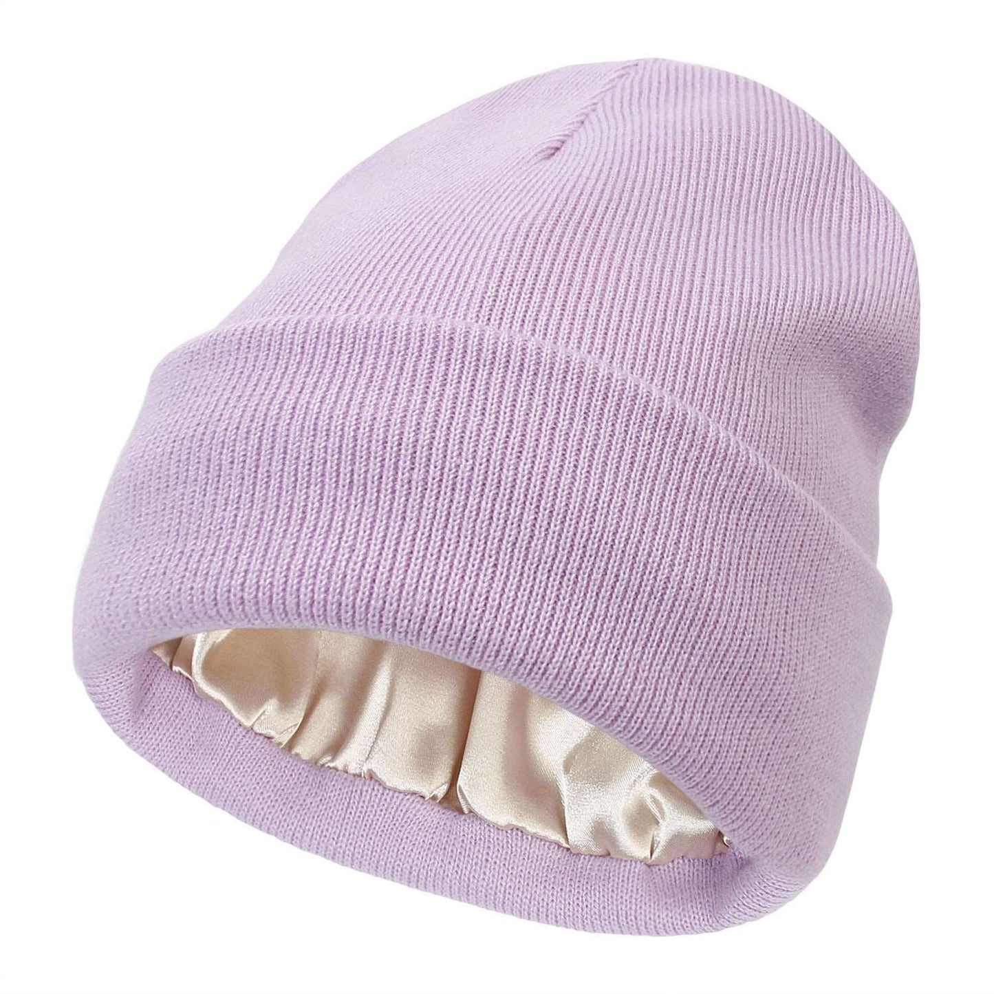 Cozy Chic Winter Beanie—Satin Lined for Ultimate Comfort - BPRunning