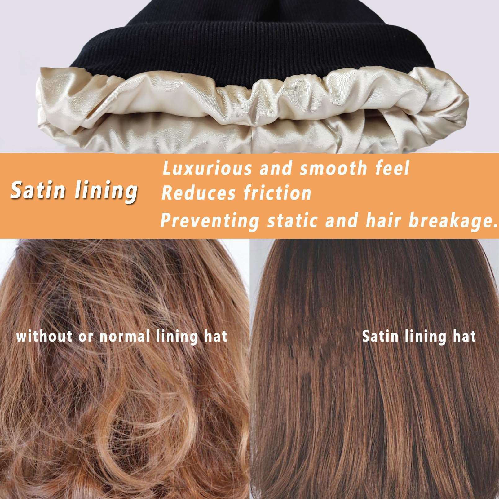 Cozy Chic Winter Beanie—Satin Lined for Ultimate Comfort - BPRunning
