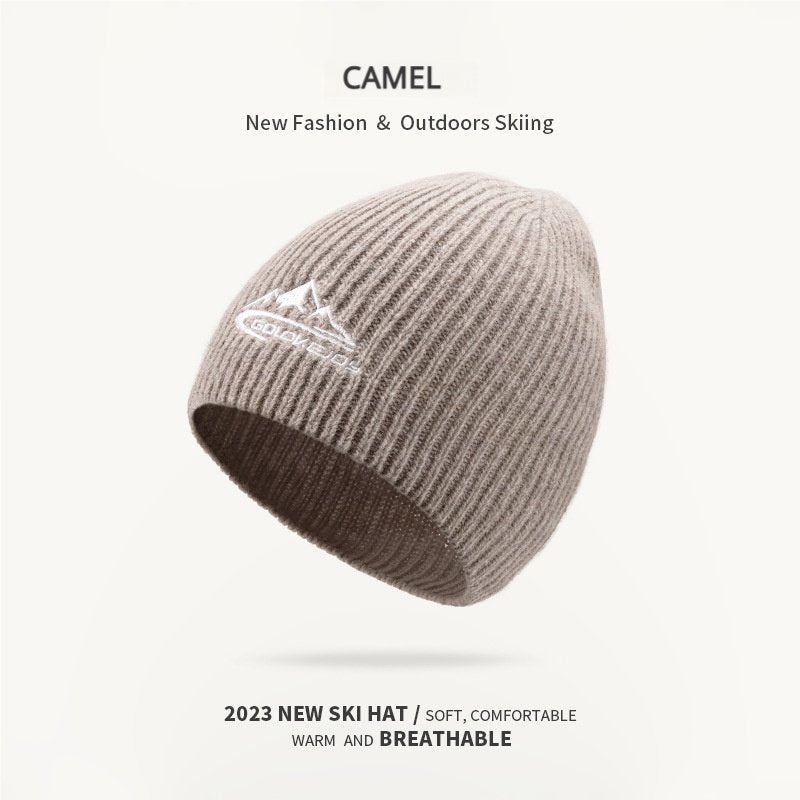 Cozy Knit Beanie Hat for Men and Women - Stylish & Warm with Visor - BPRunning