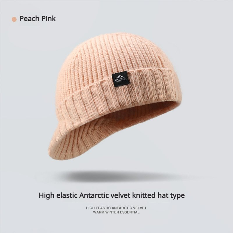 Cozy Knit Beanie Hat for Men and Women - Stylish & Warm with Visor - BPRunning