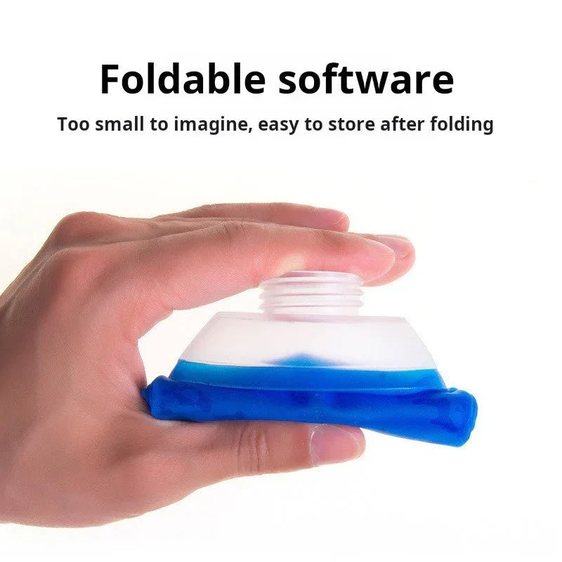 Customizable Collapsible Water Bottles - SEAL ROCK Soft Flask (250ml & 500ml, Pack of 2) - BPRunning