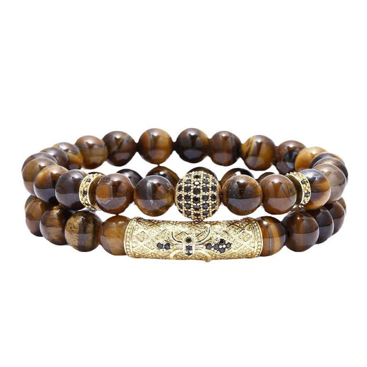 Tiger-Eye Natural Stone Bracelet