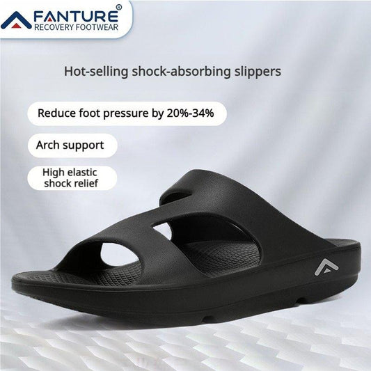 FANTURE Unisex Z-Shaped Recovery Slippers - Arch Support & Pain Relief - BPRunning