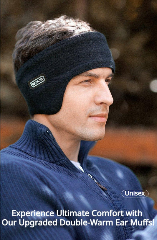 Stylish Padded Ear Warmers Headbands–Thickened Winter Ear Muffs - BPRunning