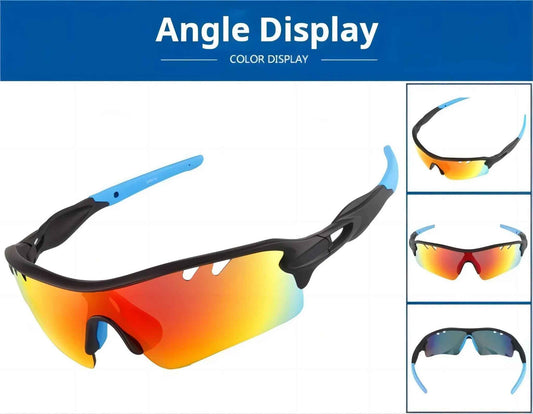 Polarized Running Sunglasses with 5 Lenses