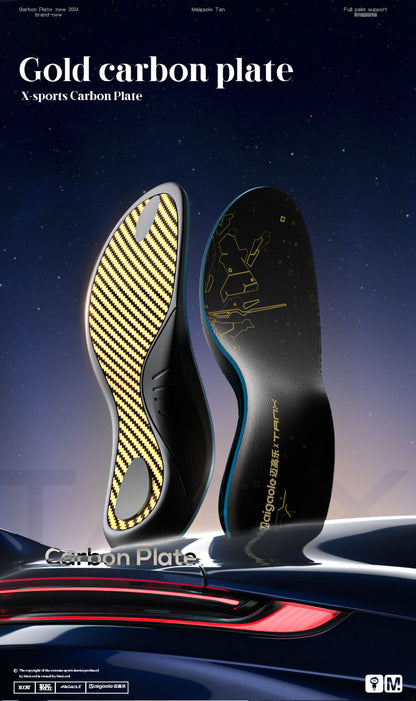 Tanx Gold High-Performance Carbon Fiber Sport Insoles - BPRunning