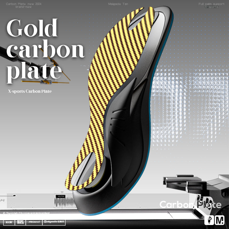 Tanx Gold High-Performance Carbon Fiber Sport Insoles - BPRunning