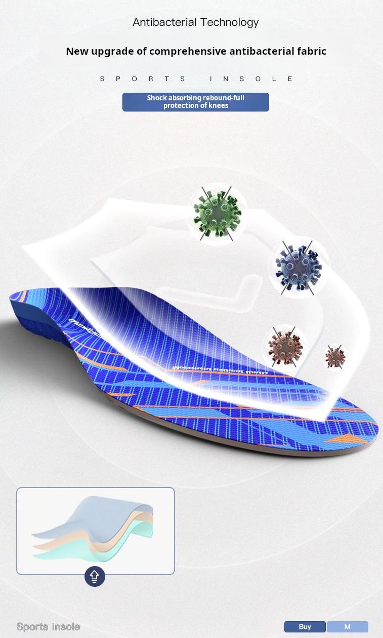 Carbon Fiber Insole with Poron Cushioning—Arch Support for Running and Sports - BPRunning