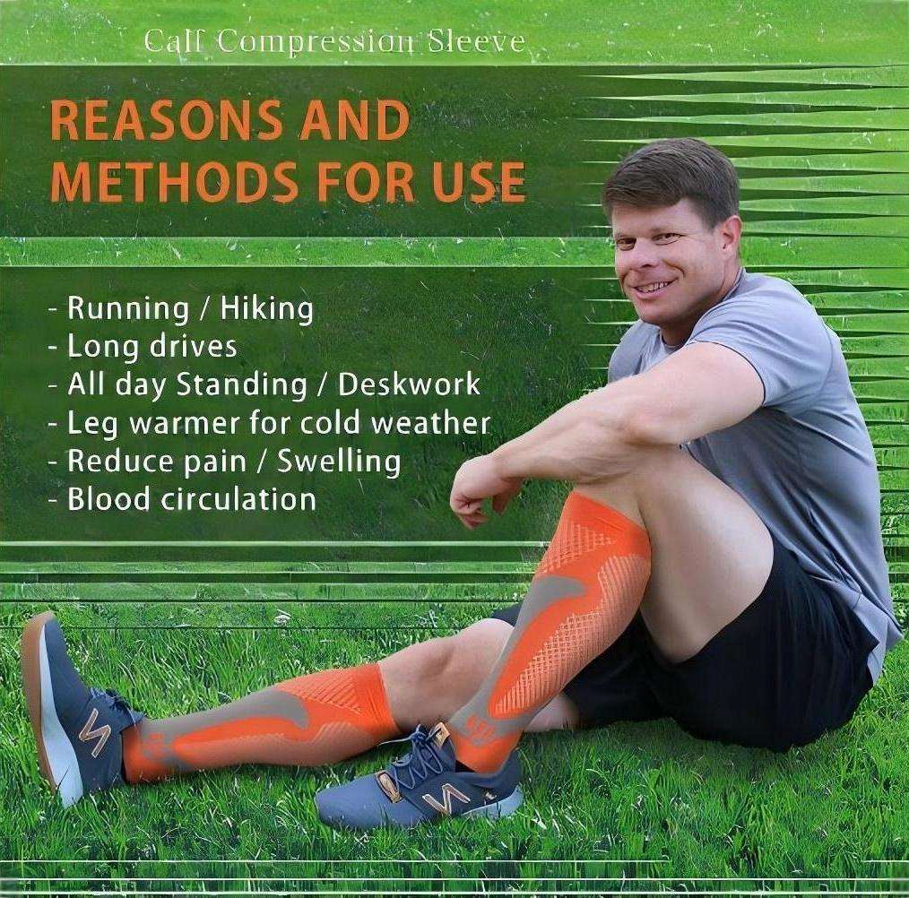 1 Pair Leg Compression Sleeve – Calf Support for Pain Relief - BPRunning