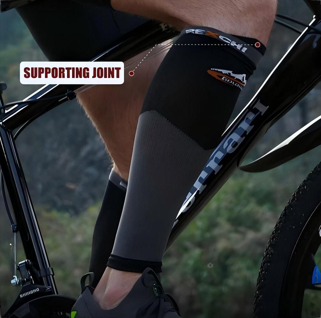 1 Pair REXCHI Calf Compression Sleeves - Leg Support Socks for Running & Pain Relief - BPRunning