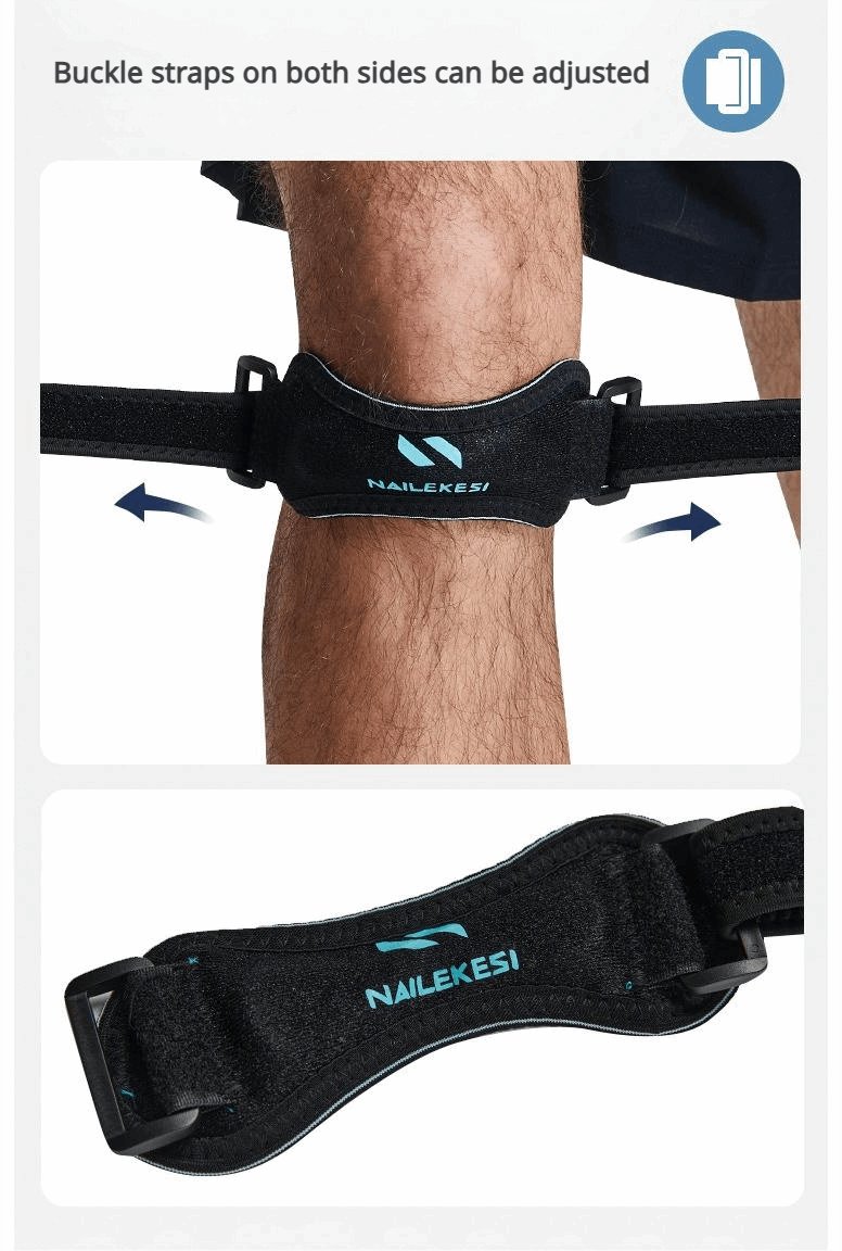 1 Pair Sports Patella Strap Knee Brace - Support for Arthritis, ACL, and Athletics - BPRunning