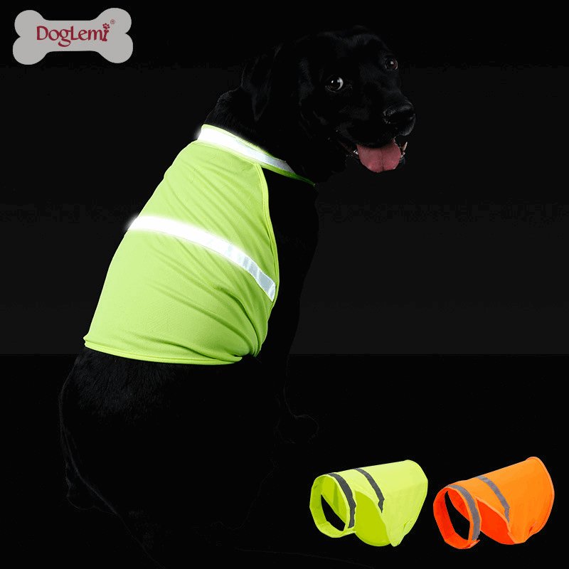 (2 Pack) High Visibility Reflective Dog Vest for Small to Large Dogs - BPRunning