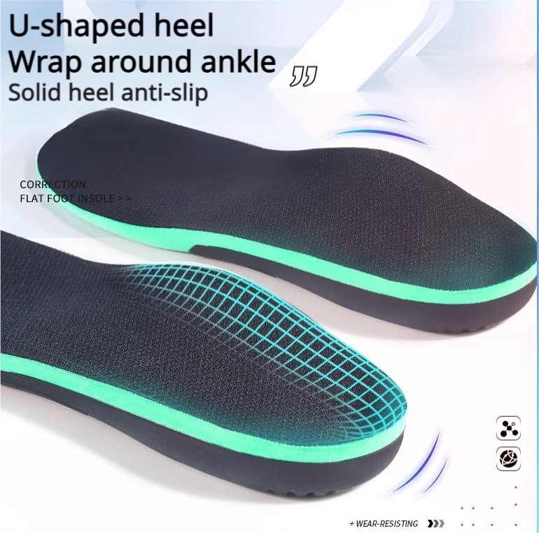 【2 Pairs】Women Advanced Orthotic Arch Support Insoles for Flat Feet & Pain Relief - BPRunning