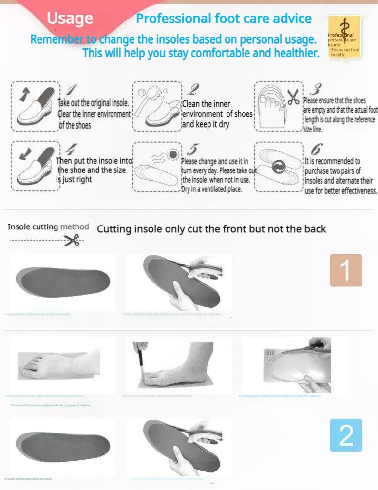 【2 Pairs】Women Advanced Orthotic Arch Support Insoles for Flat Feet & Pain Relief - BPRunning
