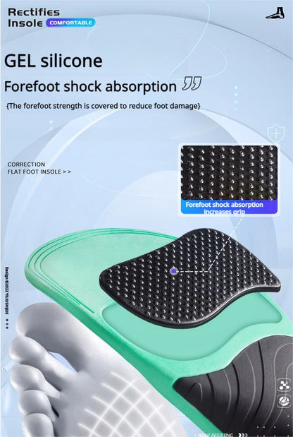 【2 Pairs】Women Advanced Orthotic Arch Support Insoles for Flat Feet & Pain Relief - BPRunning