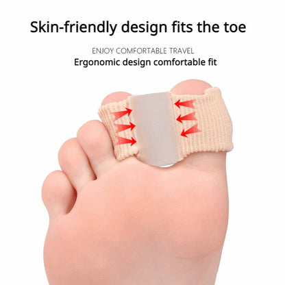(2 Pcs) Gel Bunion Toe Separators - Breathable Protectors for Overlapping Toes - BPRunning