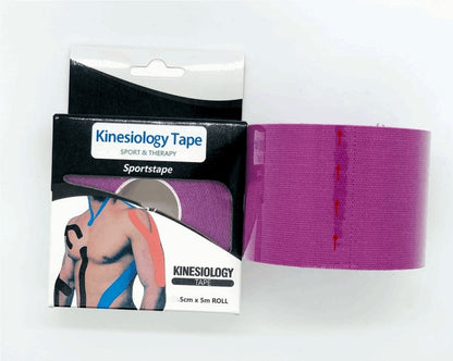 (2 Rolls) Kinesiology Tape - Waterproof, Elastic, Self-Adhesive for Sports - BPRunning