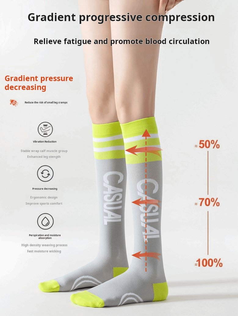 (3 Pairs) Professional Compression Socks for Women - Ideal for Running, Cycling, and Fitness - BPRunning