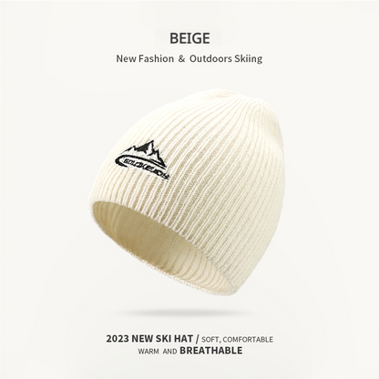 Cozy Knit Beanie Hat for Men and Women - Stylish & Warm with Visor - BPRunning