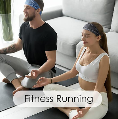(6 PCS) Workout Headbands - Non-Slip & Moisture Wicking - BPRunning
