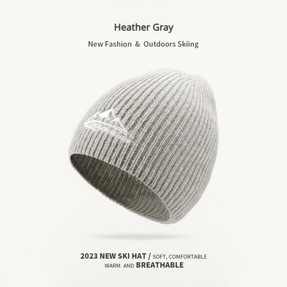 Cozy Knit Beanie Hat for Men and Women - Stylish & Warm with Visor - BPRunning