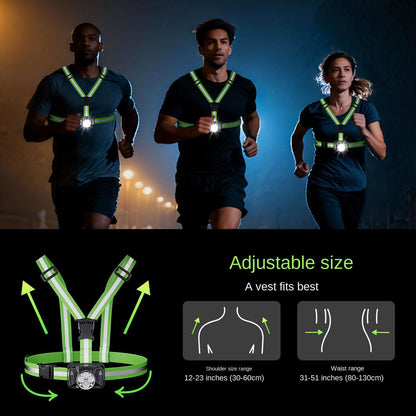 LED Chest Light for Runners | Long Battery Life