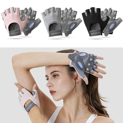 1 Pair Non-Slip Soft Fitness Gloves