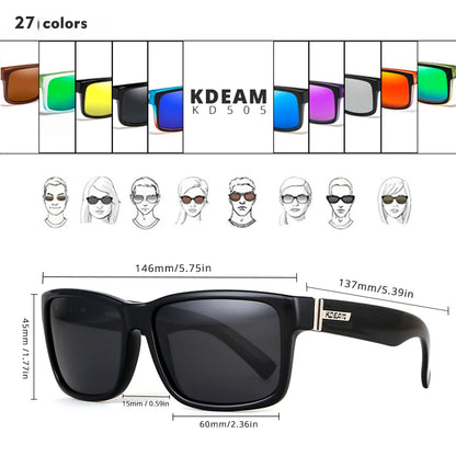 Sport Men Sunglasses Polarized Shockingly Colors Outdoor