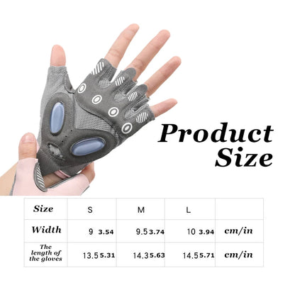 1 Pair Non-Slip Soft Fitness Gloves