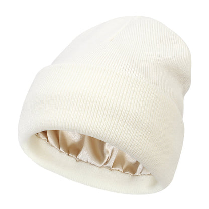 Cozy Chic Winter Beanie—Satin Lined for Ultimate Comfort - BPRunning