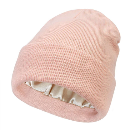 Cozy Chic Winter Beanie—Satin Lined for Ultimate Comfort - BPRunning