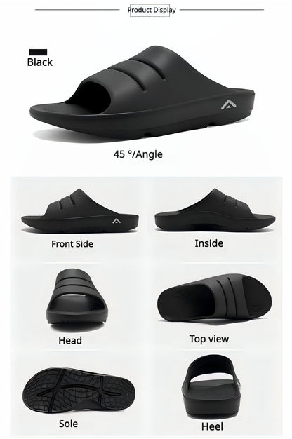 FANTURE Thick-Soled Non-Slip Recovery Slippers - Arch Support & Shock Absorption - BPRunning