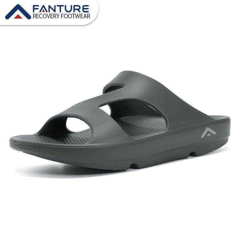 FANTURE Unisex Z-Shaped Recovery Slippers - Arch Support & Pain Relief - BPRunning