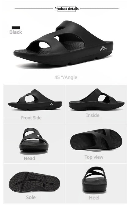 FANTURE Unisex Z-Shaped Recovery Slippers - Arch Support & Pain Relief - BPRunning