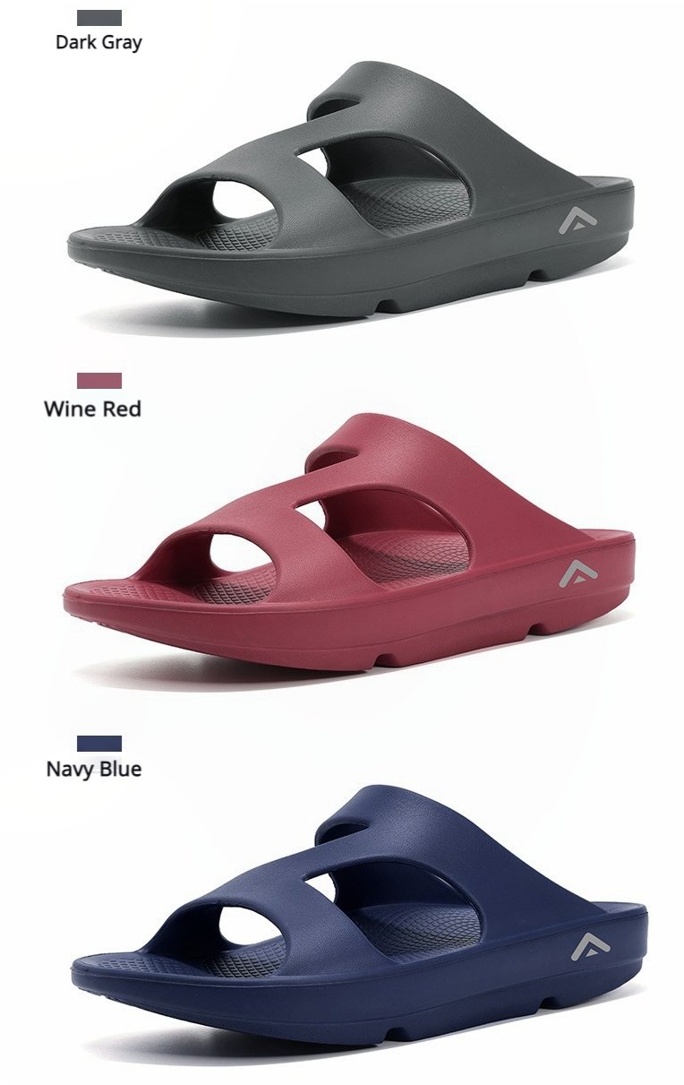 FANTURE Unisex Z-Shaped Recovery Slippers - Arch Support & Pain Relief - BPRunning