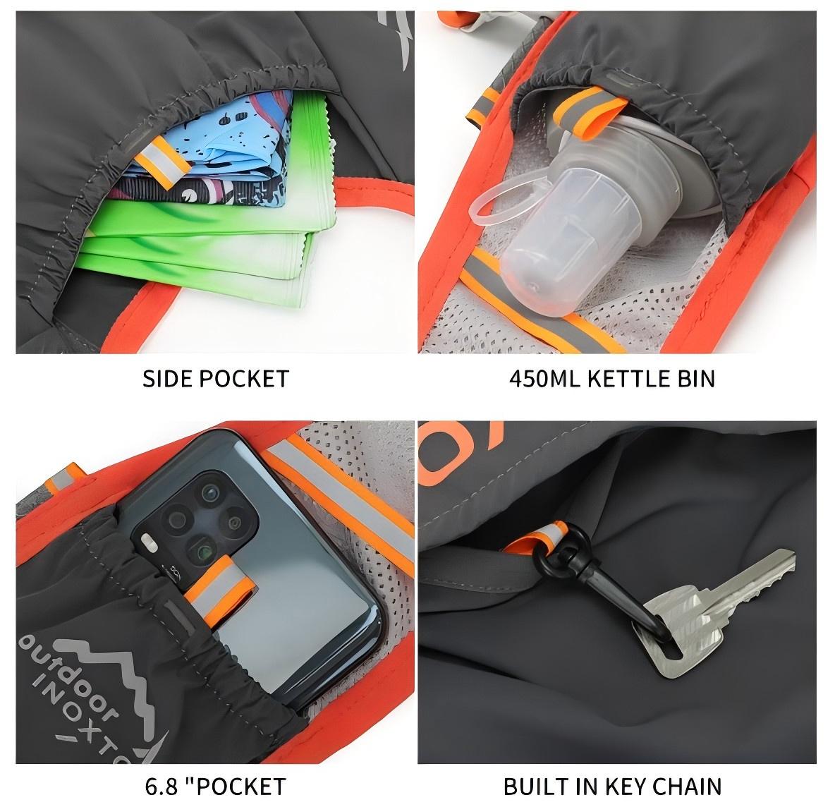 INOXTO- 3.5L Lightweight running backpack hydration vest - BPRunning