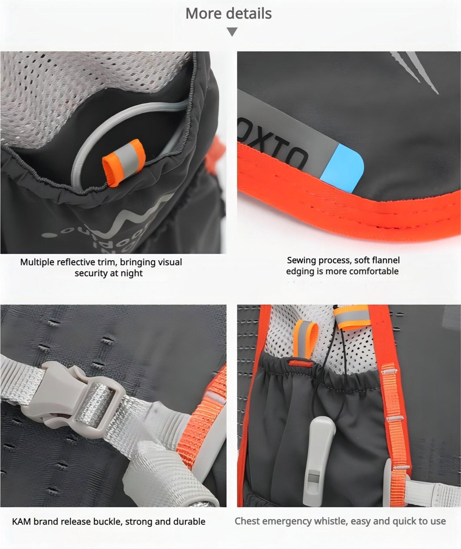 INOXTO- 3.5L Lightweight running backpack hydration vest - BPRunning