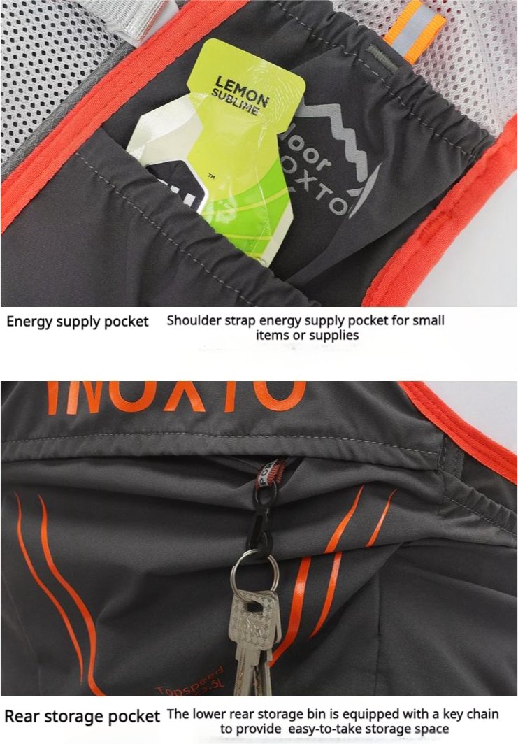 INOXTO- 3.5L Lightweight running backpack hydration vest - BPRunning