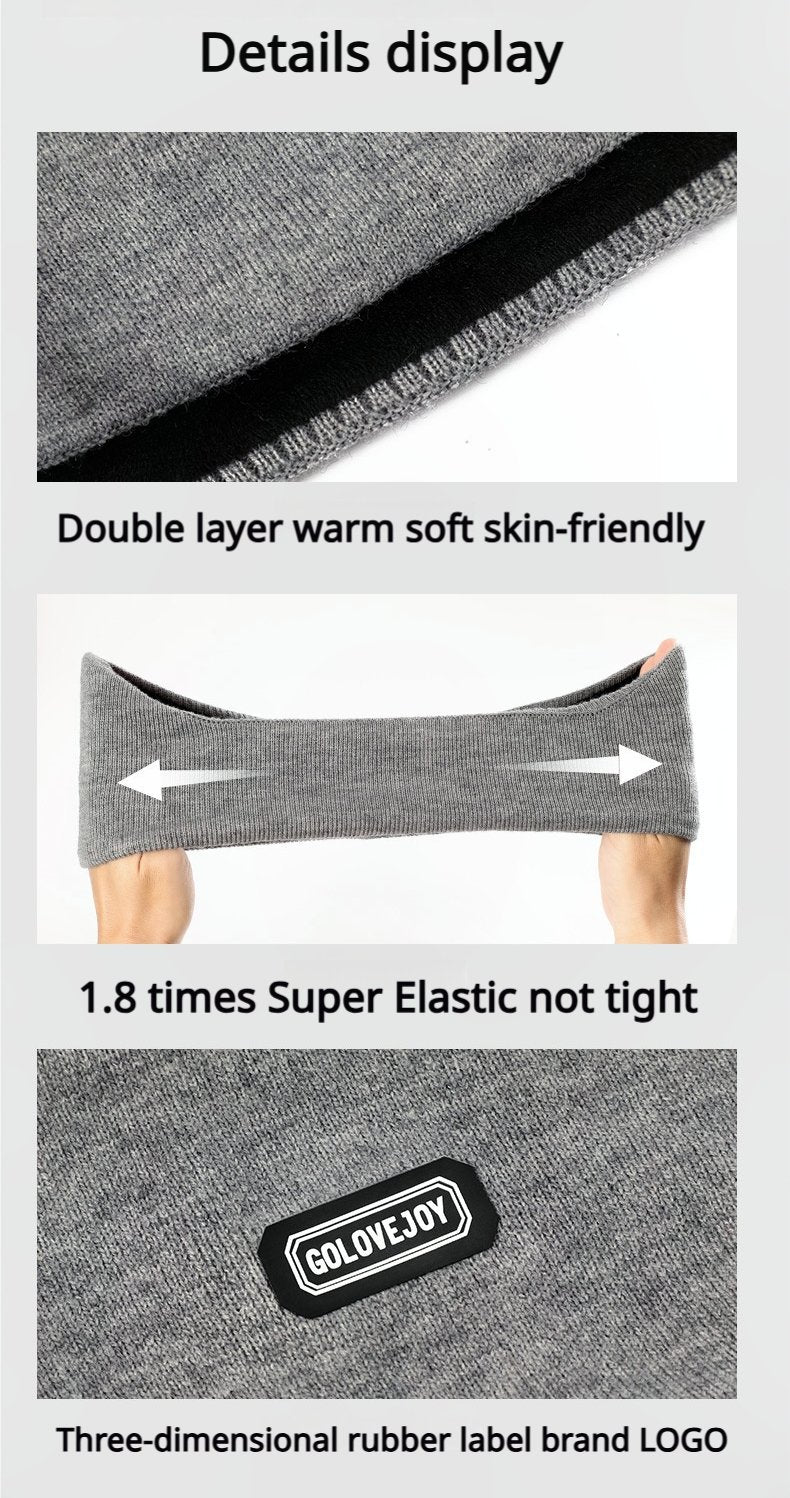 Stylish Padded Ear Warmers Headbands–Thickened Winter Ear Muffs - BPRunning