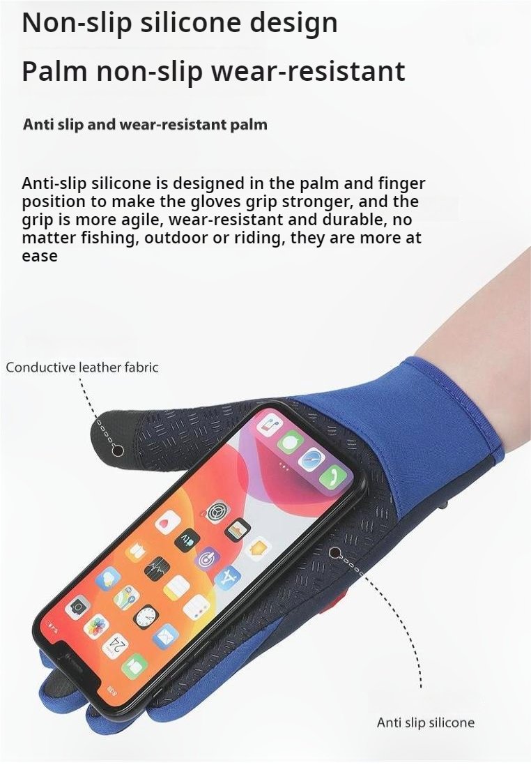 Unisex Autumn/Winter Running Gloves - Waterproof, Windproof, Touchscreen - BPRunning