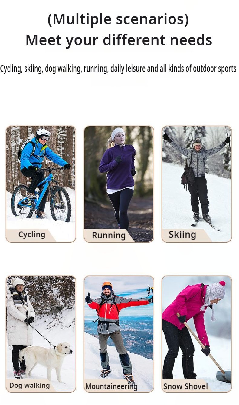 Unisex Non-Slip Touchscreen Running Gloves - Weather-Resistant - BPRunning